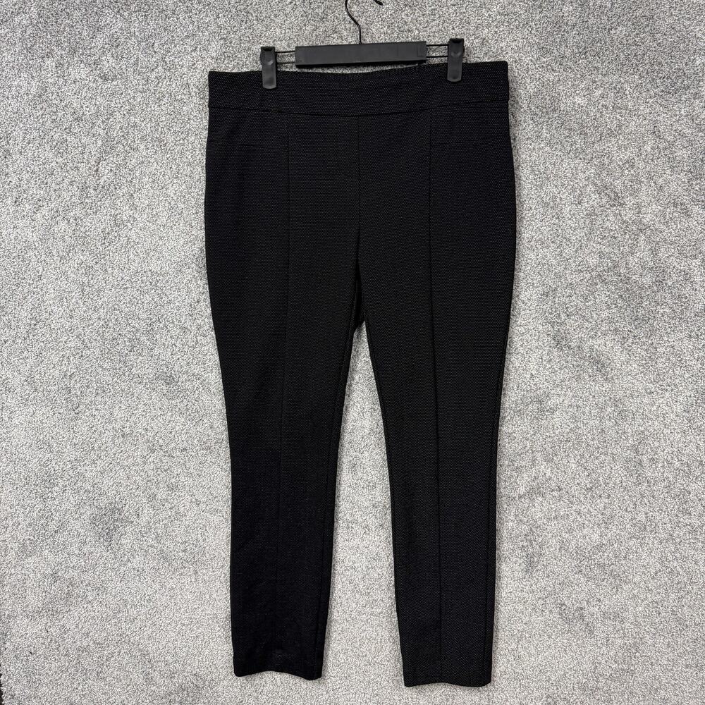 Dalia Ankle Pants 12 34x27.5 Ponte Polka Dot Dark Academia Office Siren Corpcore
